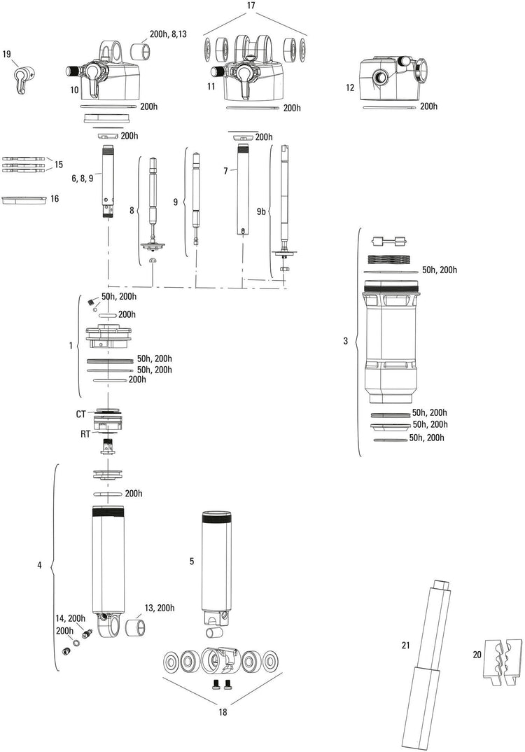 Rockshox Heck Stoßdel