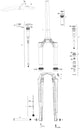 Rockshox RS Suspension Fork Rudy U Rd2 700c Black 30mm 51Off