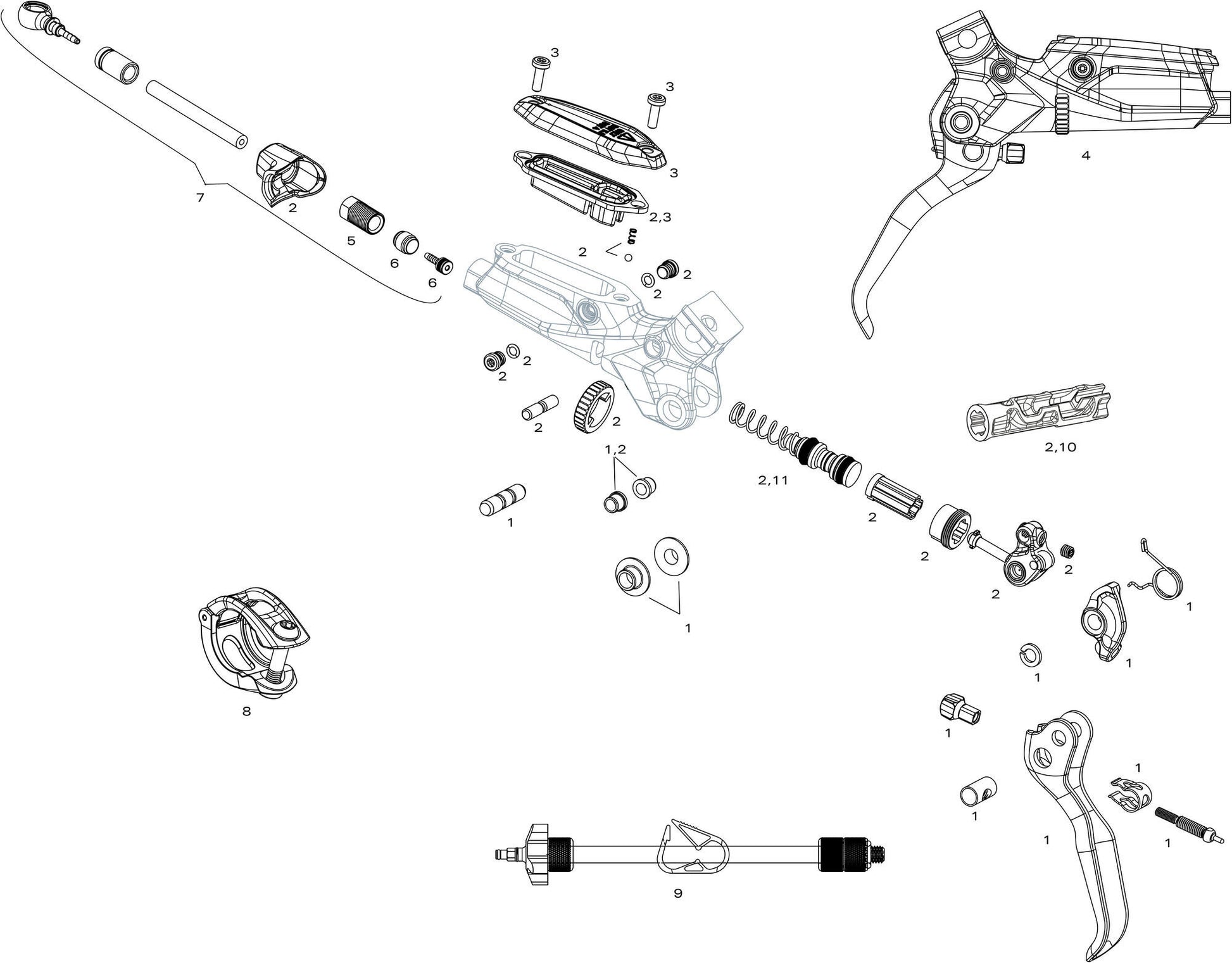 SRAM -Scheibenbremse G2 RSC Fr.950mm
