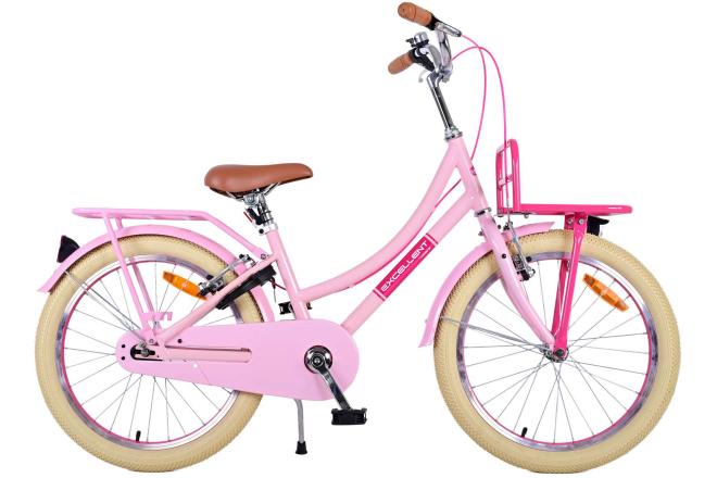 Volare Exzellente Kinderfahrrad - Mädchen - 20 Zoll - Pink - Zwei Handbremsen