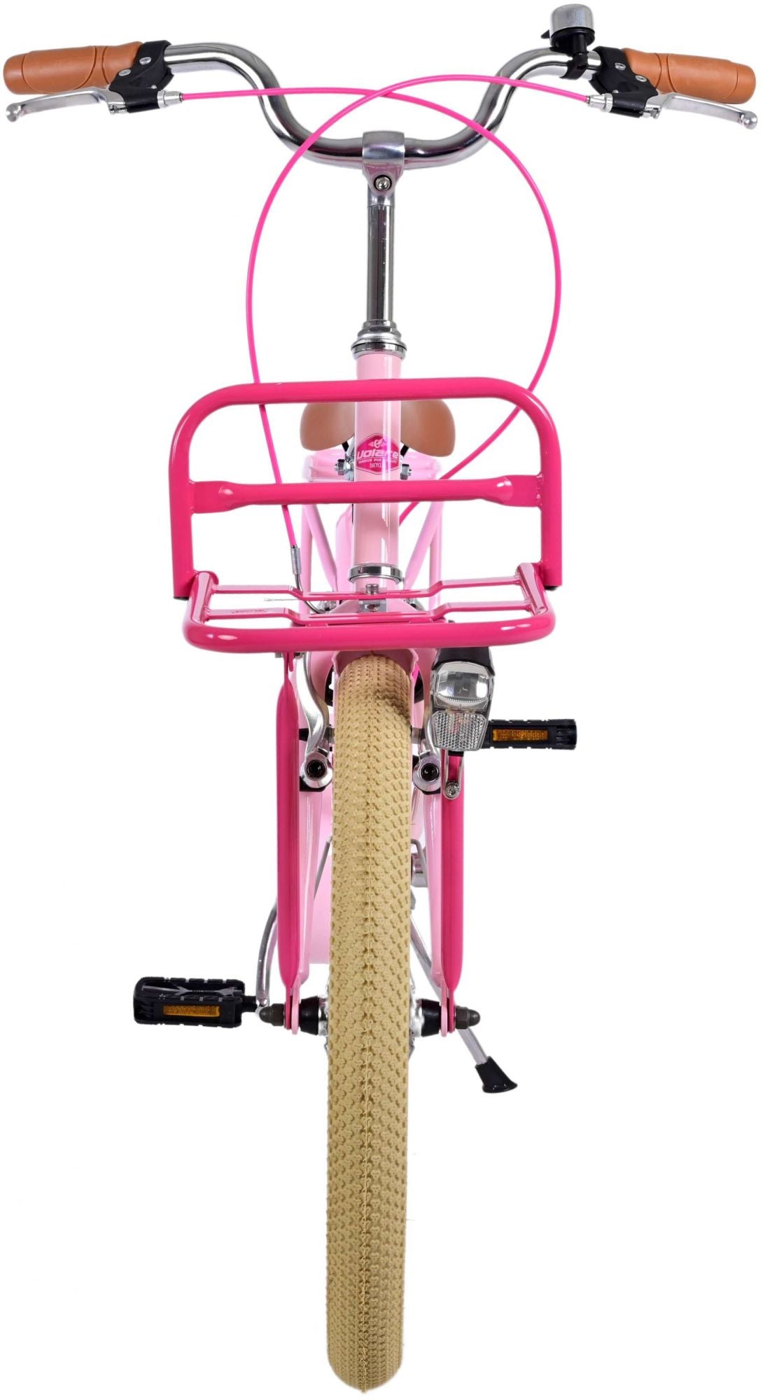 Volare Exzellente Kinderfahrrad - Mädchen - 20 Zoll - Pink - Zwei Handbremsen