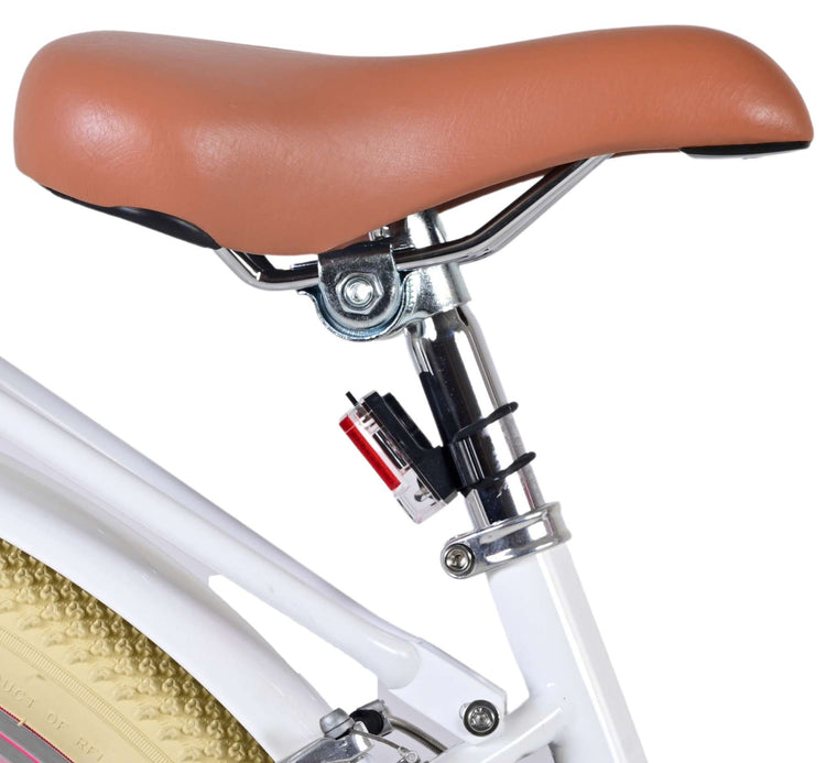 Volare Exzellente Kinderfahrrad - Mädchen - 26 Zoll - Weiß - Zwei Handbremsen