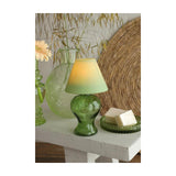 Ideas 4 seasons Glas-Teelichtlampe weich grün H16cm - afbeelding 2