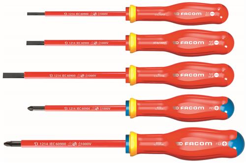 FACOM isolierter Schraubendrehersatz 5-teilig