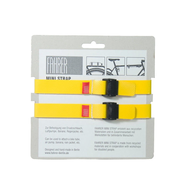 Fahrer Cargo Mini -Riemen M 35x2cm gelb (2 Stücke)
