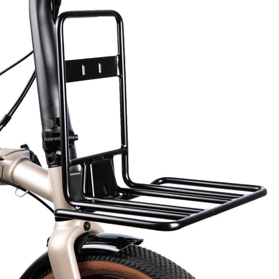 Fahrer vordere Träger XL Alu Brompton Vello Schwarz