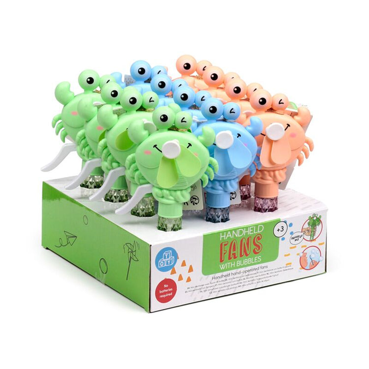Tragbarer Handventilator Krab mit Blasengebläse