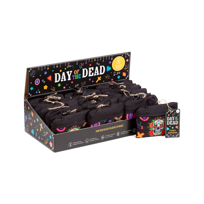 Rpet faltbare Tasche – Dia de los Muertos