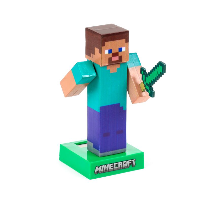 Minecraft Steve Zonnecel Solar PAL POPPETJE