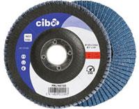 Cibo Fächerschleifscheibe 125mm blau 40 konisch Stahl | 10 Stk