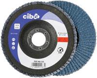Cibo Fächerschleifscheibe 125mm blau 80 Flachstahl | 10 Stk