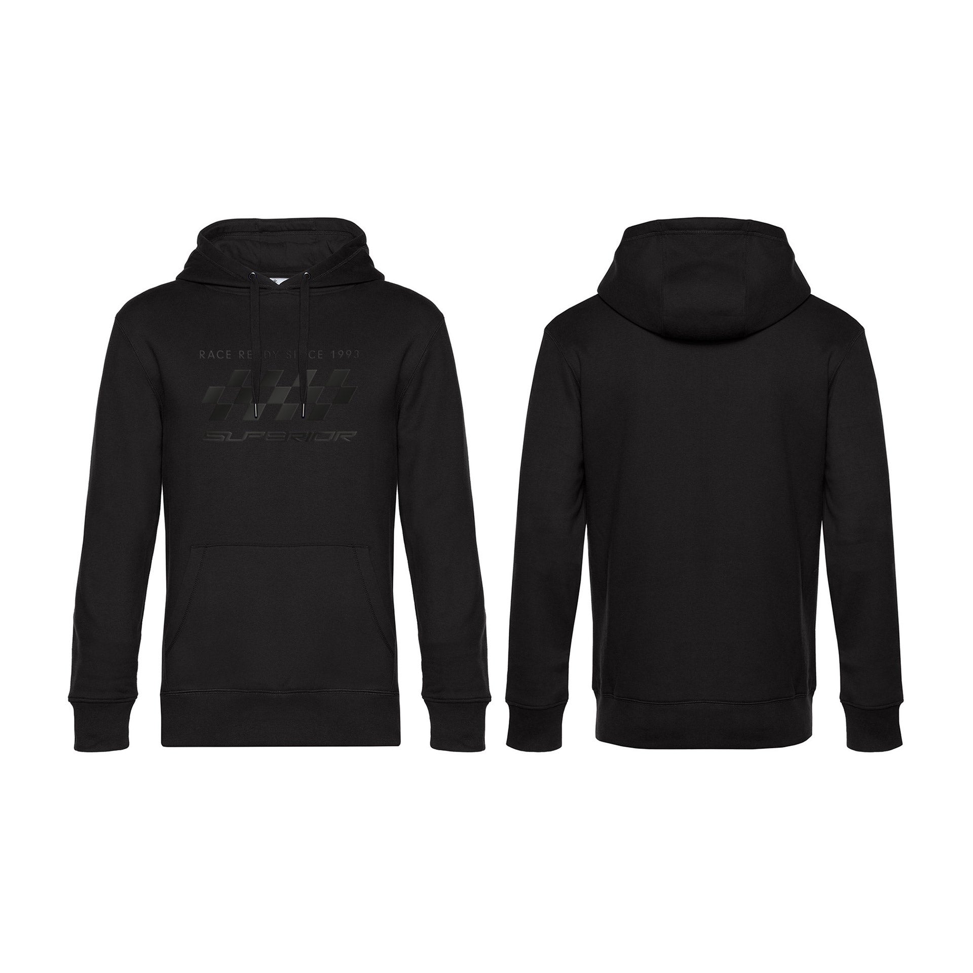 Überlegener Kapuzenpullover, Größe XS, Schwarz