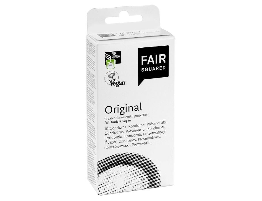 Faire quadratische Kondome Original 10st