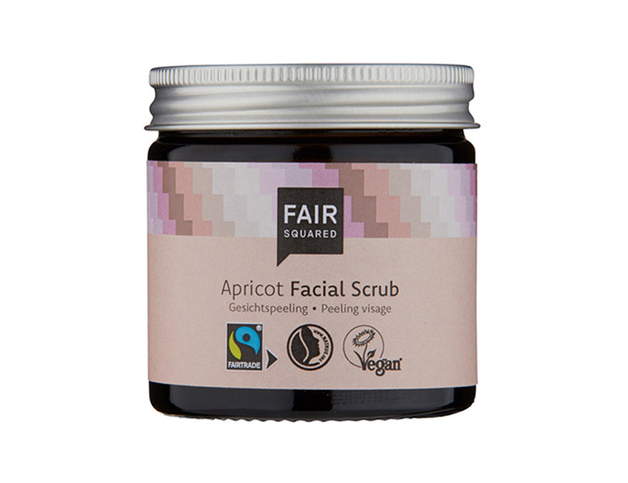 Faire quadratische Gesichtscrub -Aprikose 50 ml
