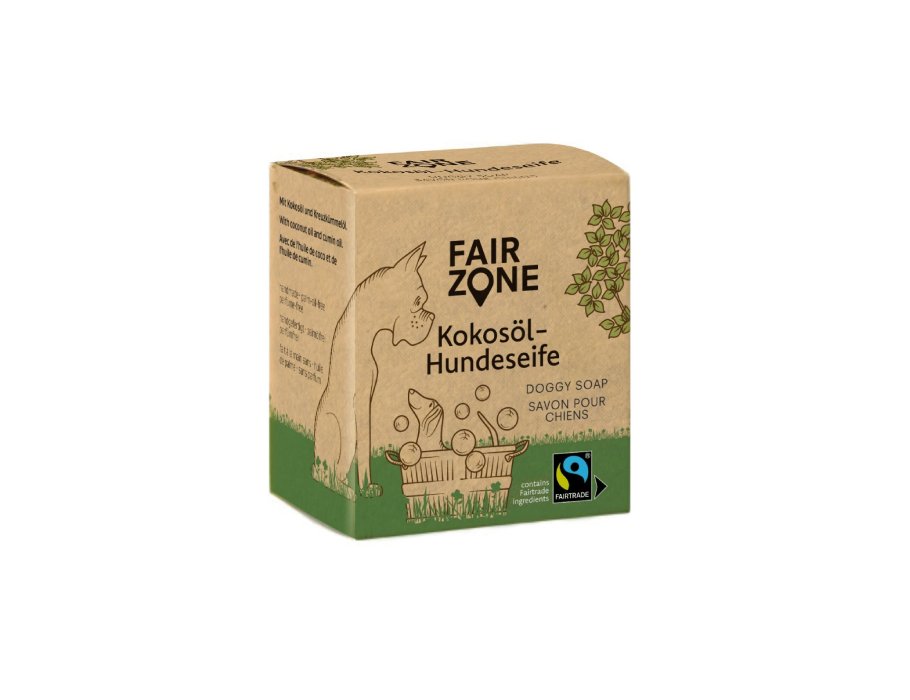 Fairzone Dog Seife Kokosnussöl und Kreuzkümmelöl 160 gr.