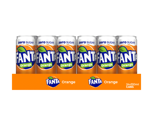 Fanta Zero Orange Dose (24x 33cl) (Kopie)