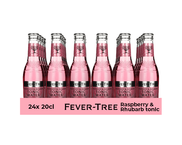 Fever Tree Himbeer-Rhabarber-Tonic (24x 20cl)