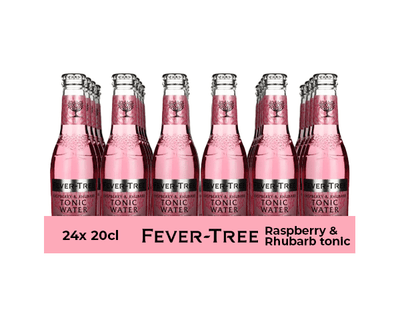 Fever Tree Himbeer-Rhabarber-Tonic (24x 20cl)