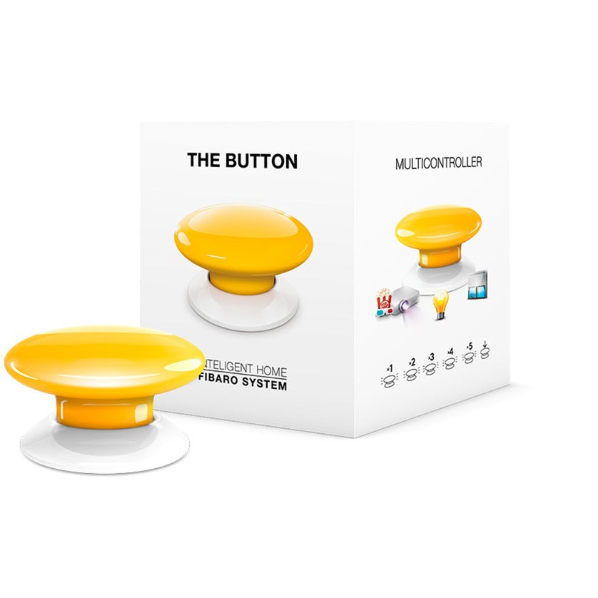 Fibaro Der Knopf, gelb