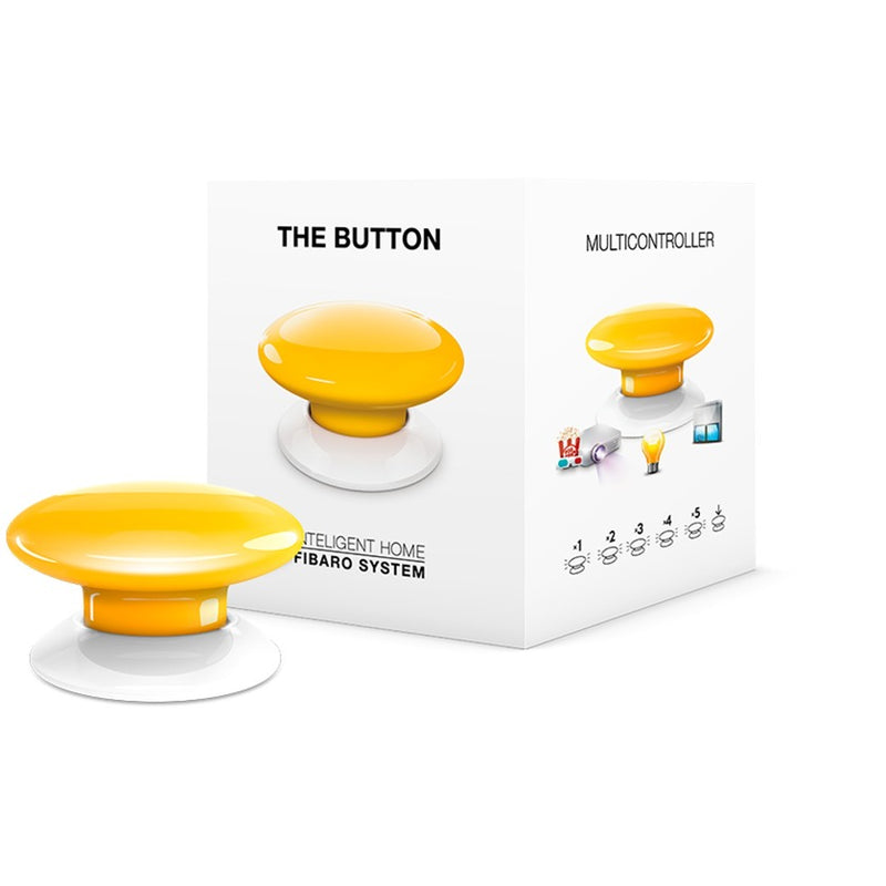 Fibaro Der Knopf, gelb