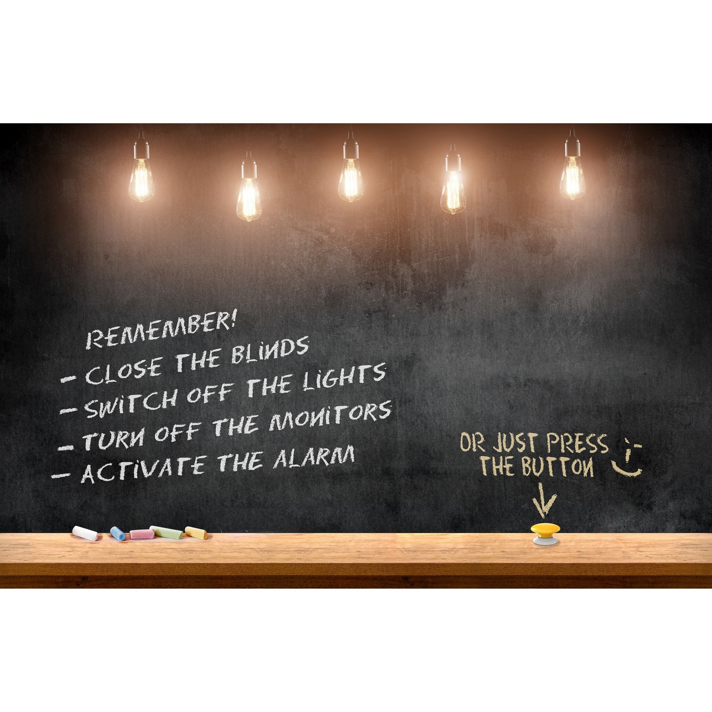 Fibaro Der Knopf, gelb
