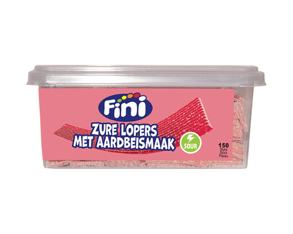 Fini saure Erdbeermatten (150 Stück)