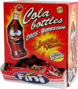 Fini flüssige Cola-Flaschen Kaugummi (200 Stück)