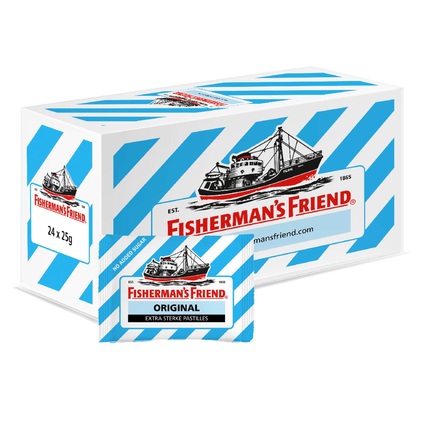 Fisherman's Friend extra stark zuckerfrei blau (24x 25gr)