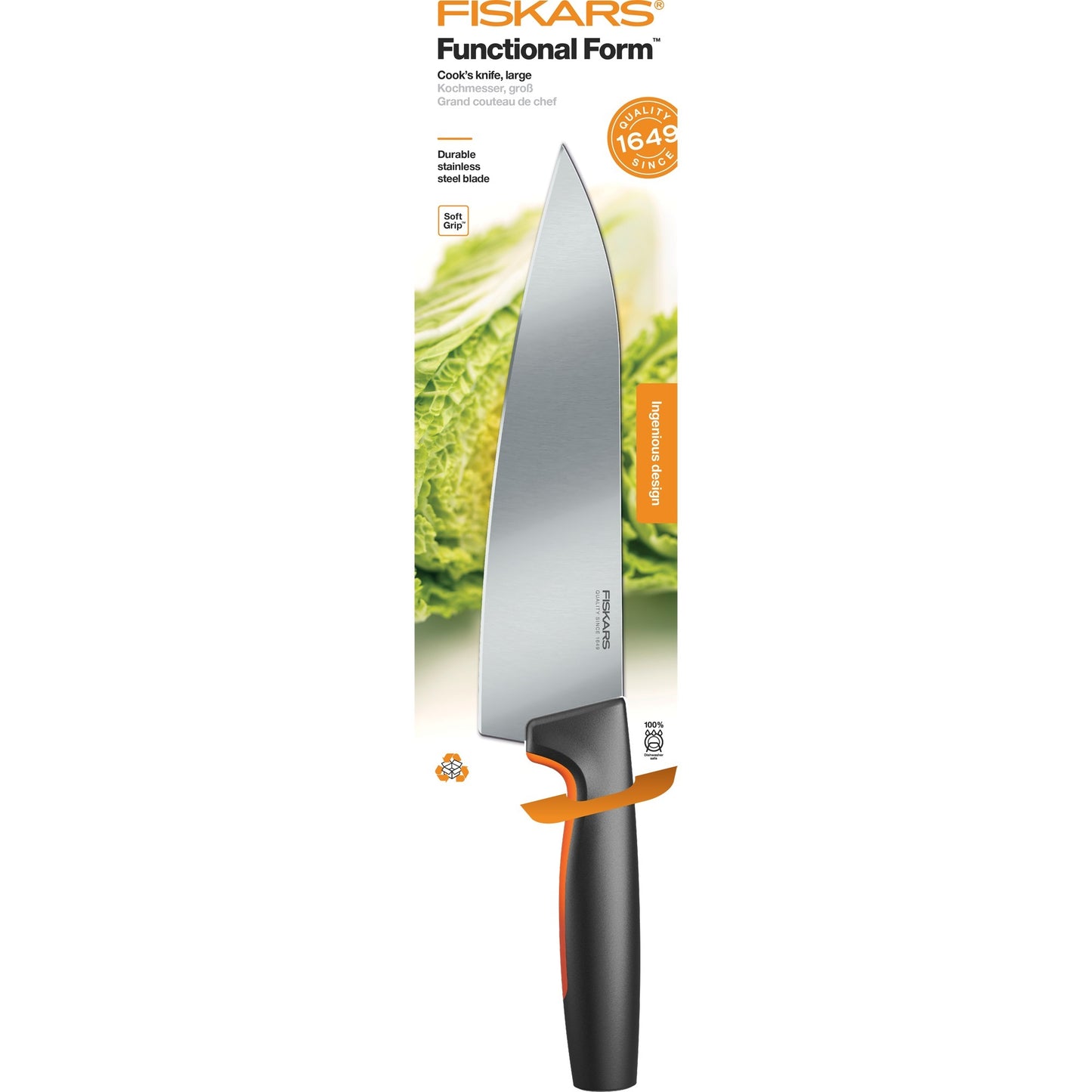 Fiskars Functional Form Großes Kochmesser 199 mm