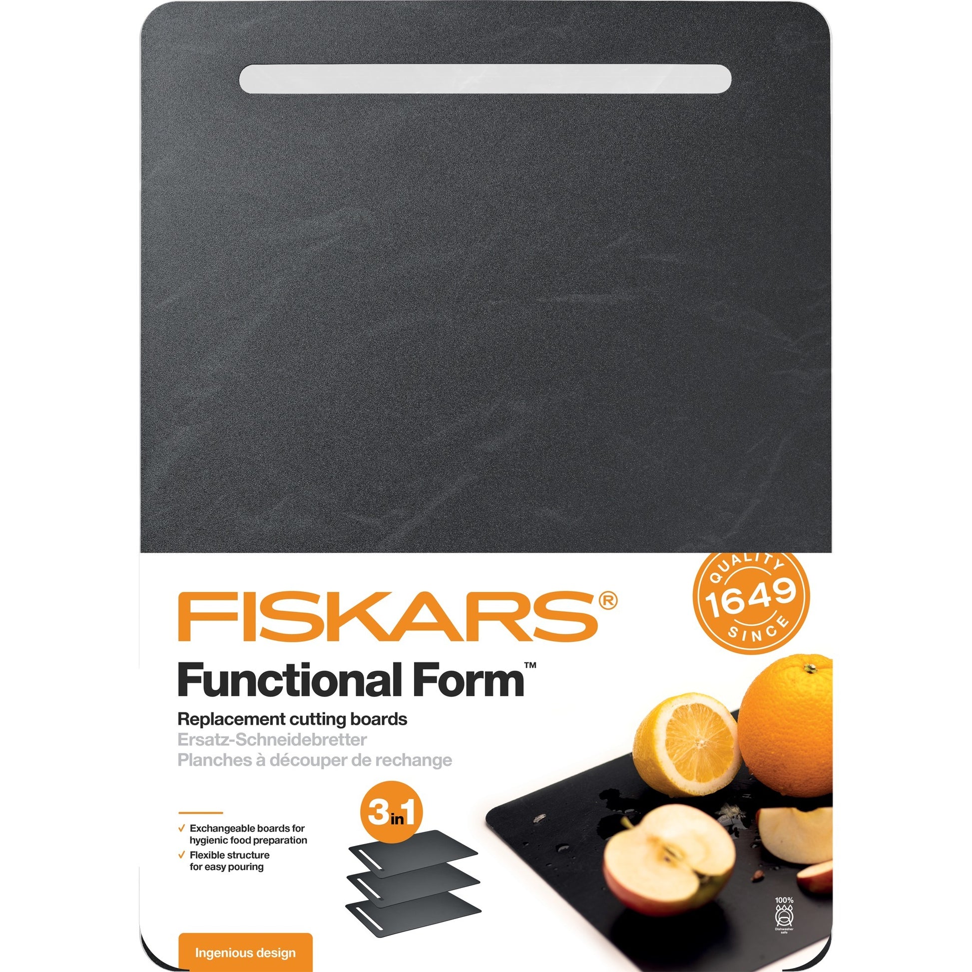Fiskars Functional Form Kunststoff-Schneidebretter 3-tlg.