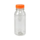 Pet-Flasche 250 cc + orangefarbener Verschluss (210 Stück)