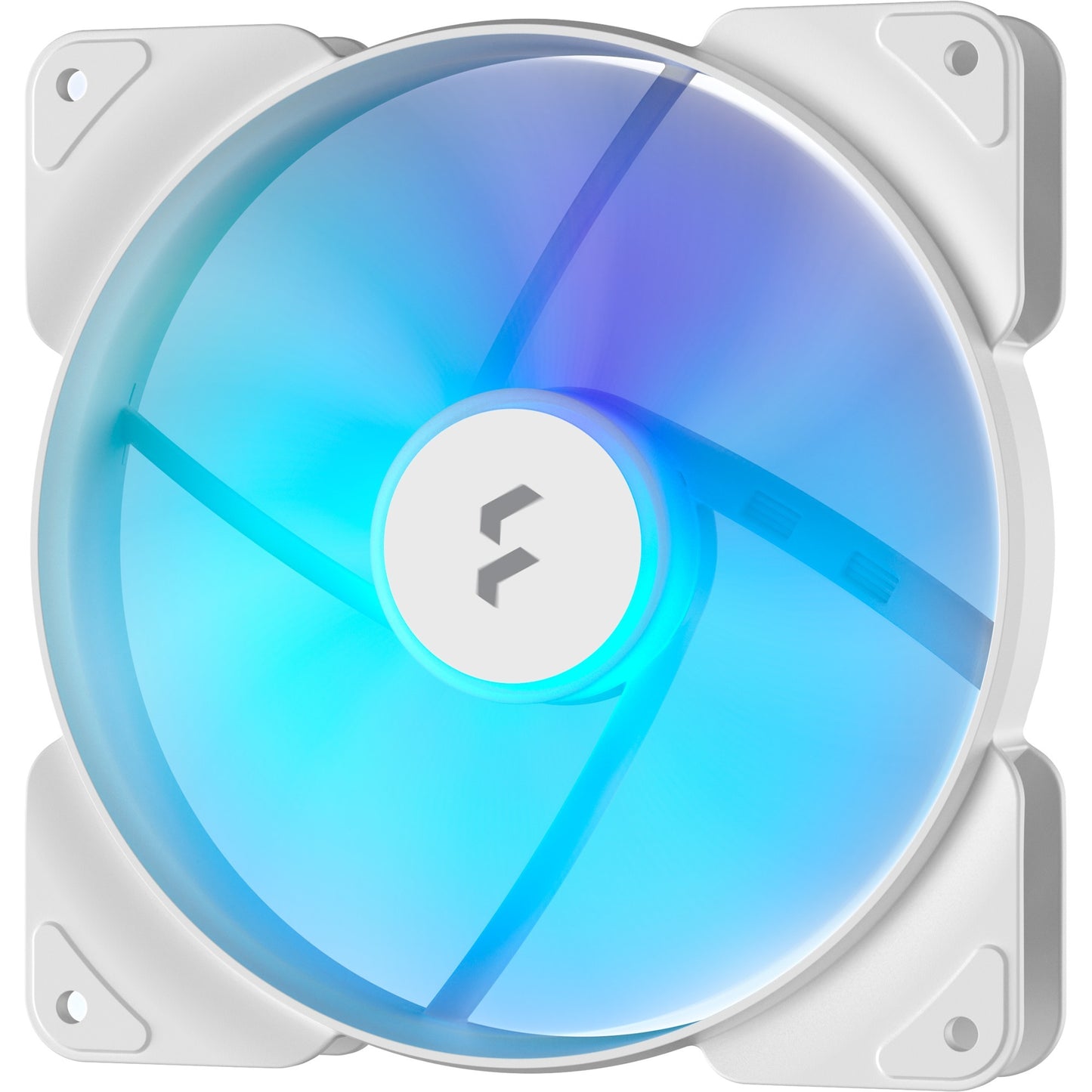 Fraktaler Designaspekt 14 RGB weißer Rahmen