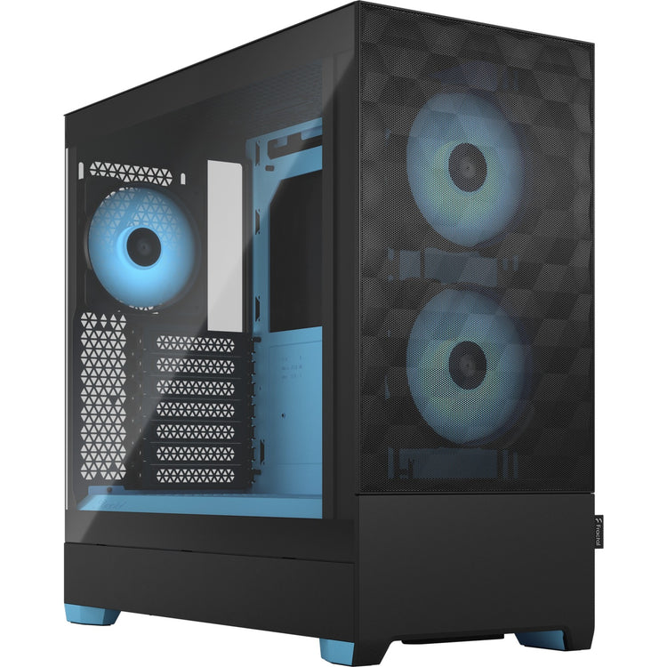 Fraktales Design Pop Air RGB Cyan Core TG Clear Tönung