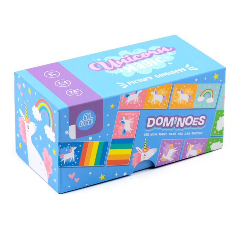 Einhornmagie Kinder Domino Set