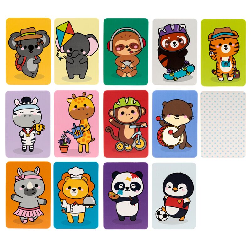 Adoramals wollten Kids Memory Card Set