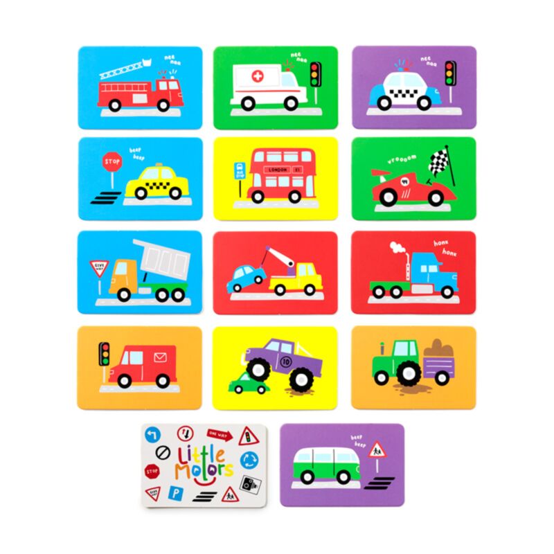 Kleine Motors Kinder -Speicherkarten -Set