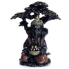 Schwarzes Gold Ganesh sitzt unter Baum