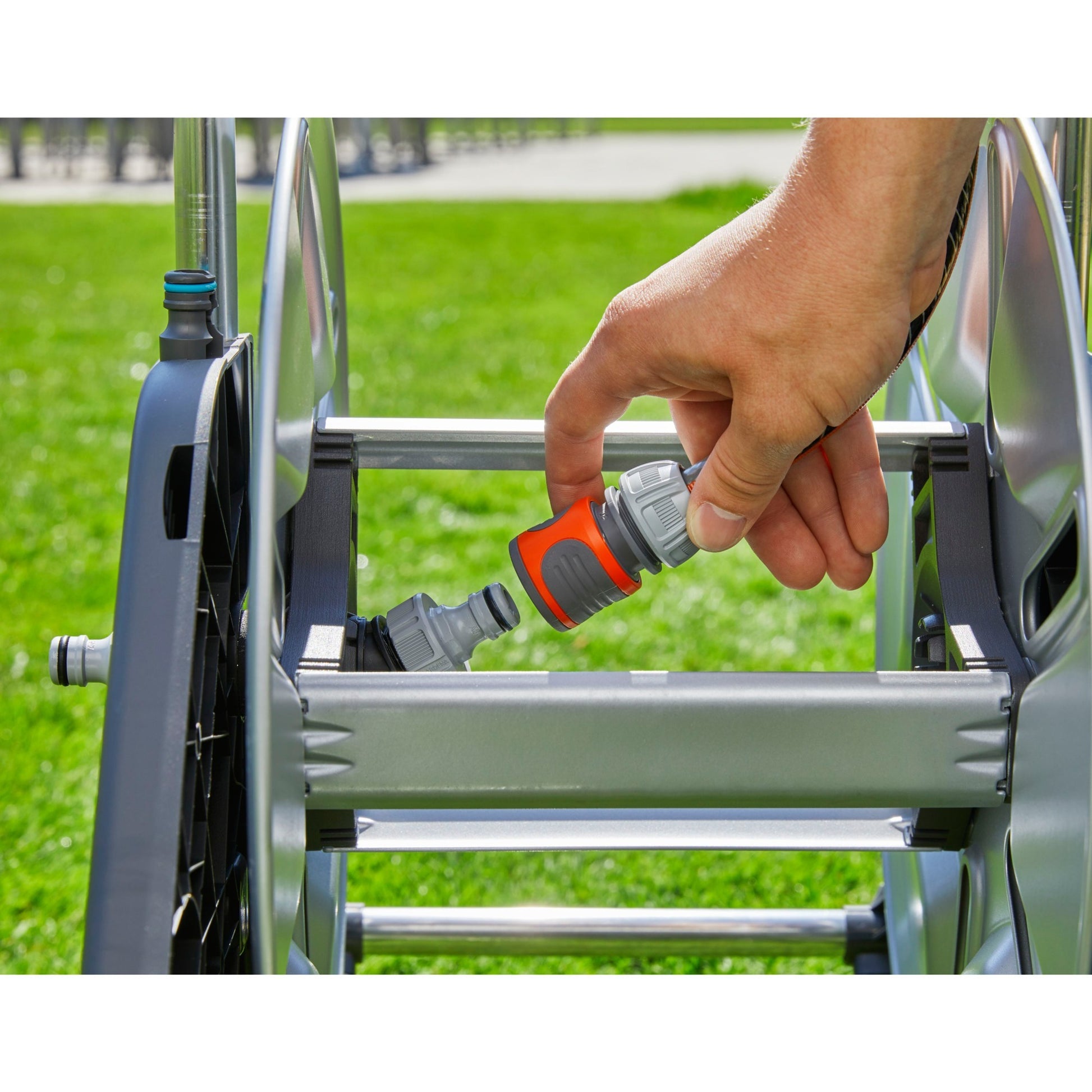 Gardena Snake Car Aquaroll m Metall