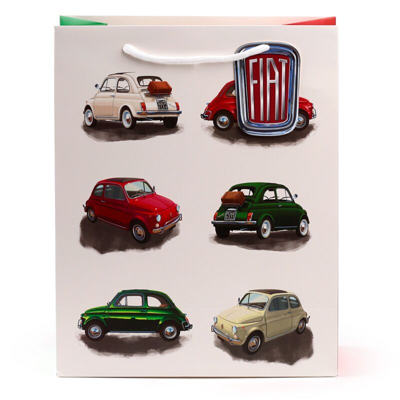 Fiat 500 Retro Repeat - Geschenktüte groß