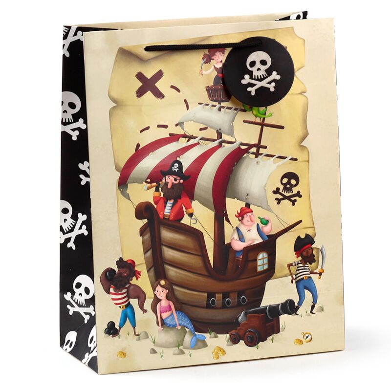 Jolly Rogers Piraten - Geschenktüte groß