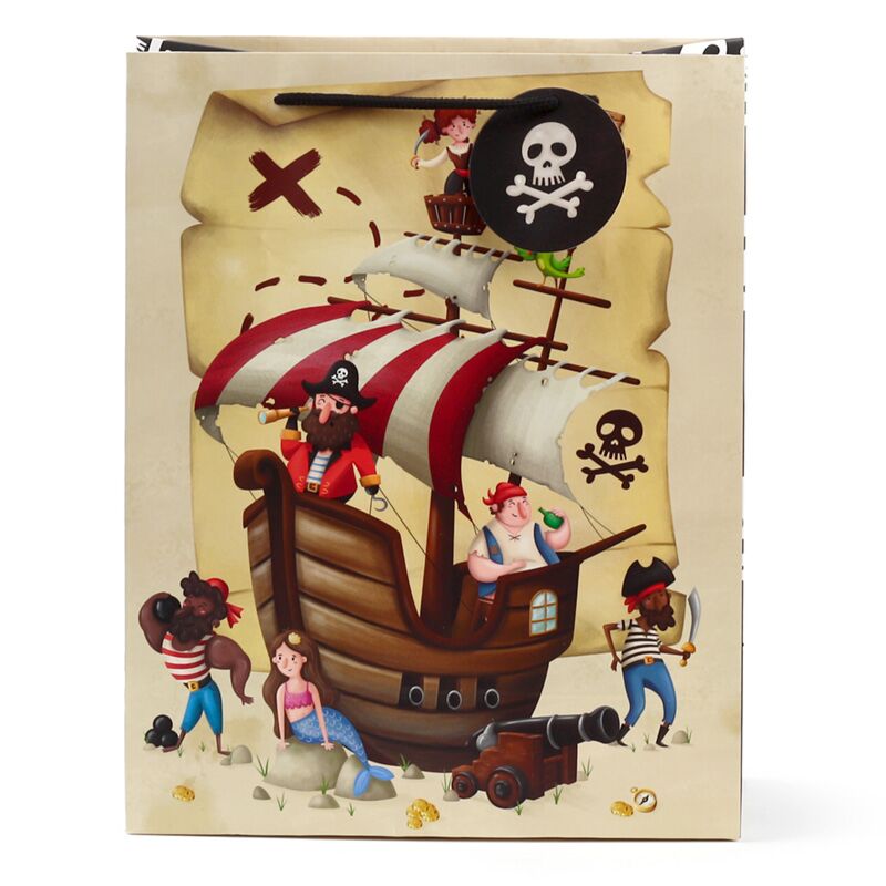 Jolly Rogers Piraten - Geschenktüte groß