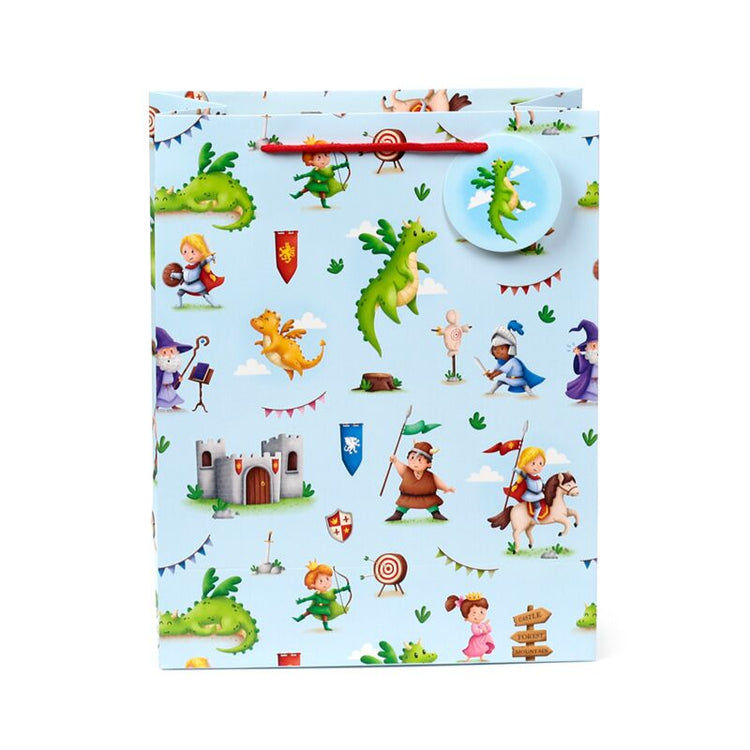 Ritter Draken Geschenktüte groß