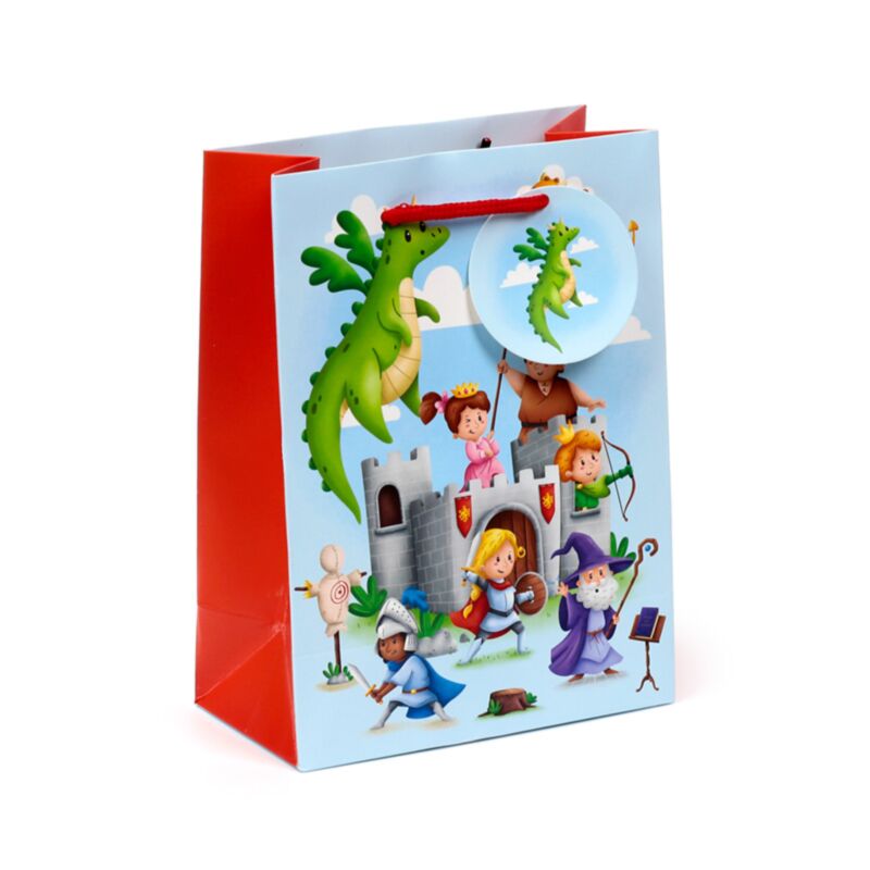 Ritter Draken Geschenktüte Medium