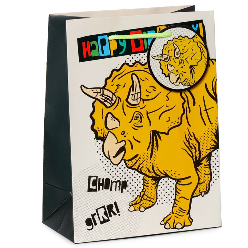 Alles Gute zum Geburtstag Dinosaurier - Geschenktüte Medium