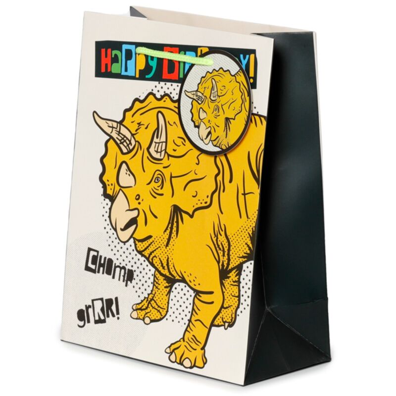 Alles Gute zum Geburtstag Dinosaurier - Geschenktüte Medium