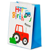 Alles Gute zum Geburtstag kleine Traktortjes - Geschenktüte Medium