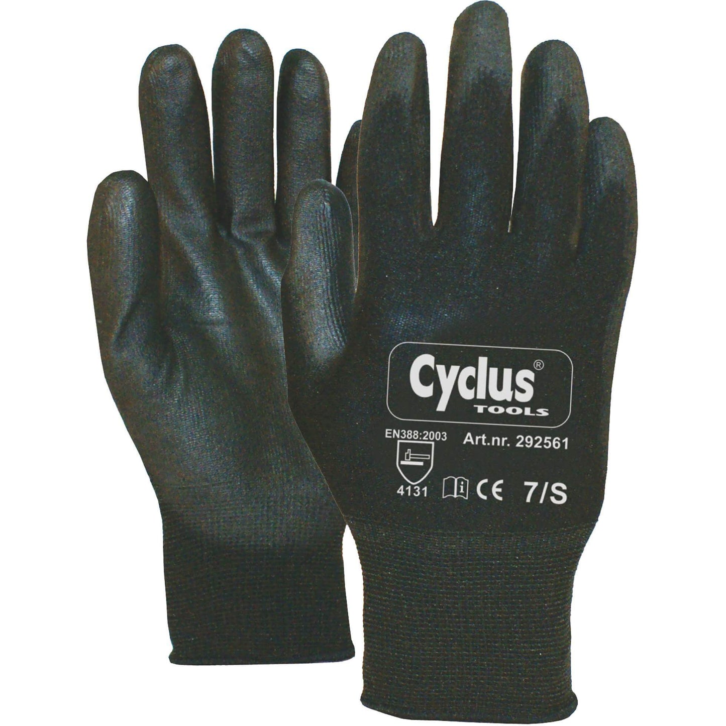 Cycplus Arbeitshandschuhe Nylon S 7 L+R rot Kragen Cyclus 292561