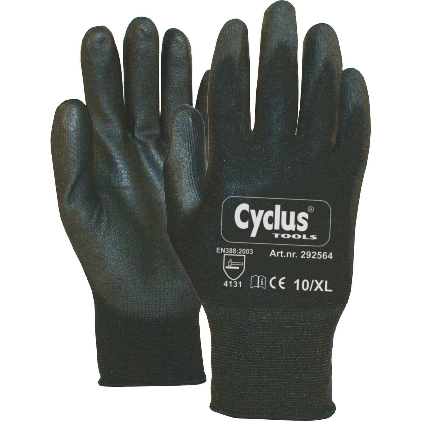 Cycplus Arbeitshandschuhe Pu-Flex Xl (10) Schwarz