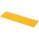 Boden Tulpen -Schwellenzyklus 50x13x0.7 cm PVC -Kopplung - Gelb