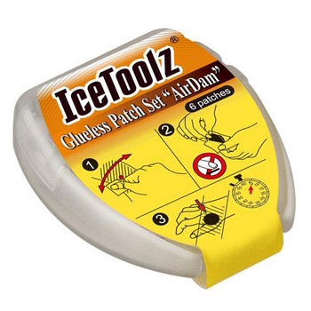 IceToolz Selbstklebende Reifenaufkleber AirDam 24056J5 50 Schachteln à 6 Stück (in Dose)